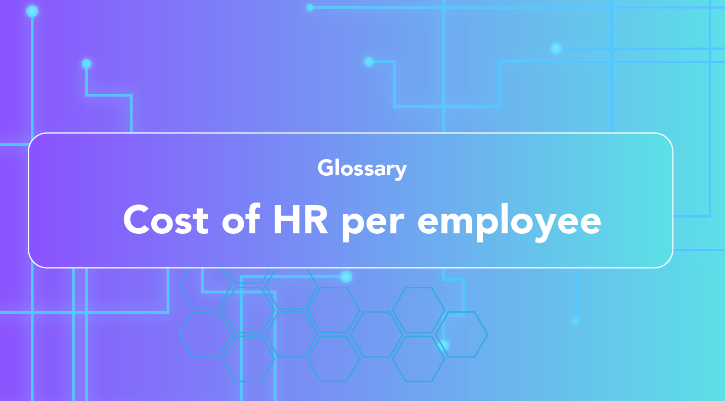 What is Cost of HR per employee